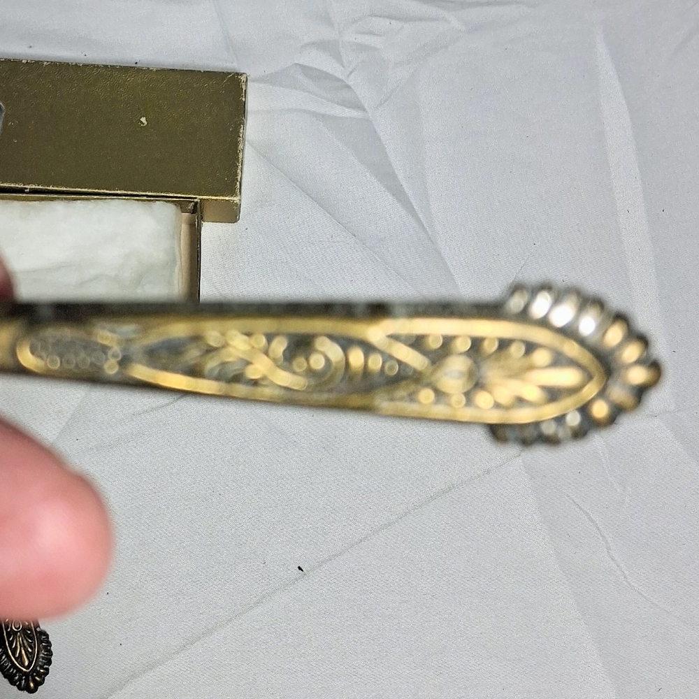 Antique Napoleonic Ornate Design Boars Hair Combo Toothbrush/Buttonhook - Picture 11 of 13